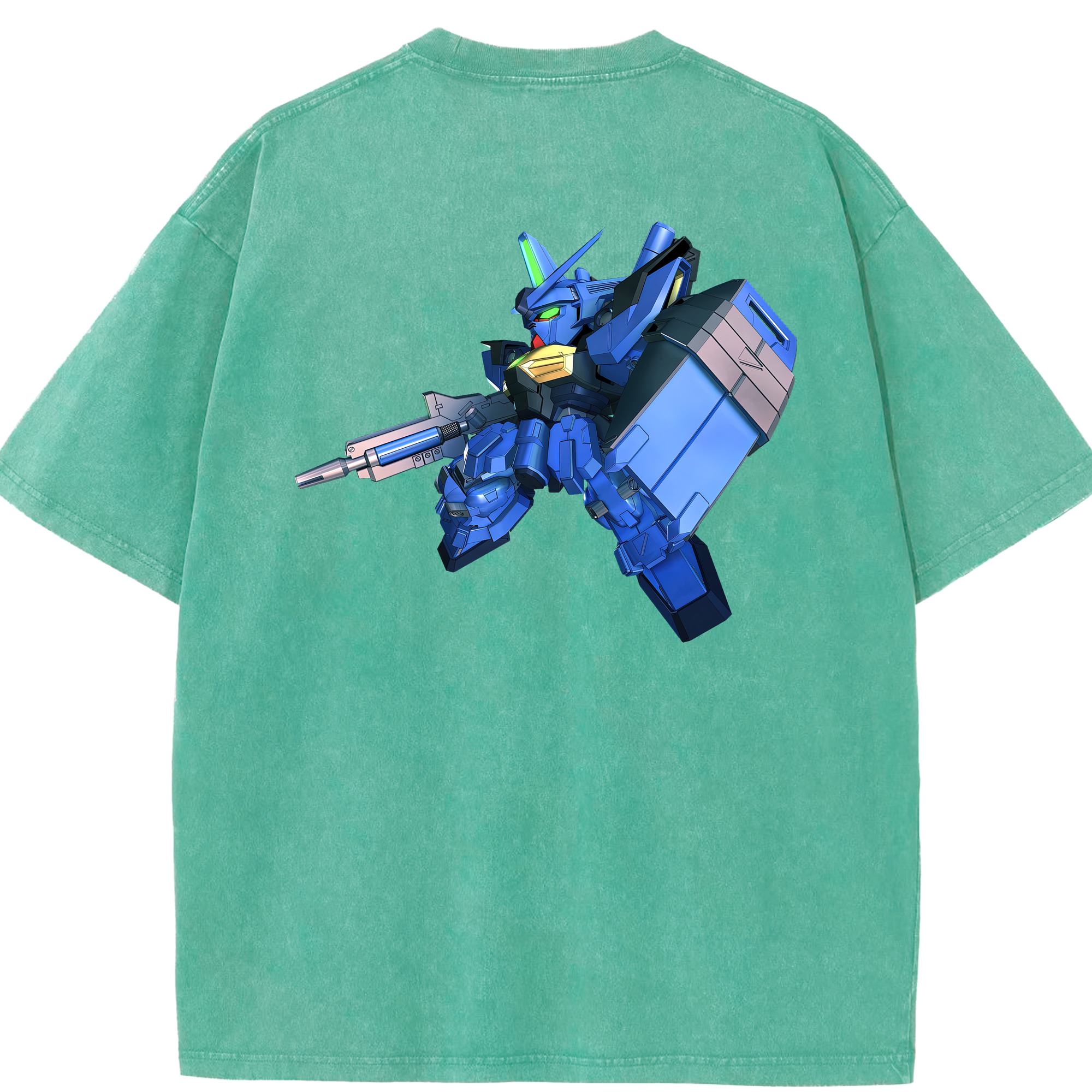 （画像用） 機動戦士ガンダム Mobile Suit Gundam 綿100% ヴィンテージ風 半袖Tシャツ（背面プリント）
